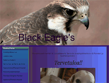 Tablet Screenshot of blackeagles.kotisivukone.com