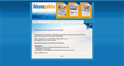 Desktop Screenshot of ikkunapaikka.kotisivukone.com