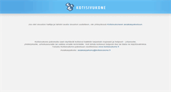 Desktop Screenshot of kaakkola.kotisivukone.com