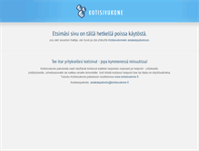 Tablet Screenshot of pijan.kotisivukone.com