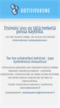 Mobile Screenshot of kodinonnela.kotisivukone.com