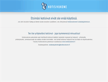 Tablet Screenshot of kiwigon.kotisivukone.com