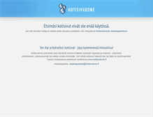 Tablet Screenshot of kdvlkpo.kotisivukone.com