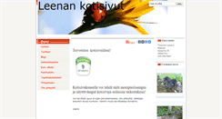 Desktop Screenshot of leenamakinen.kotisivukone.com