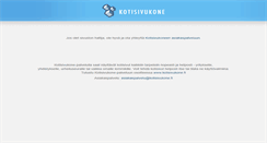 Desktop Screenshot of harrijuhaninieminen.kotisivukone.com