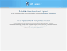 Tablet Screenshot of kivela.kotisivukone.com