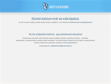 Tablet Screenshot of elamaapienoiskoossa.kotisivukone.com