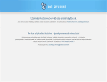 Tablet Screenshot of filoksenia.kotisivukone.com